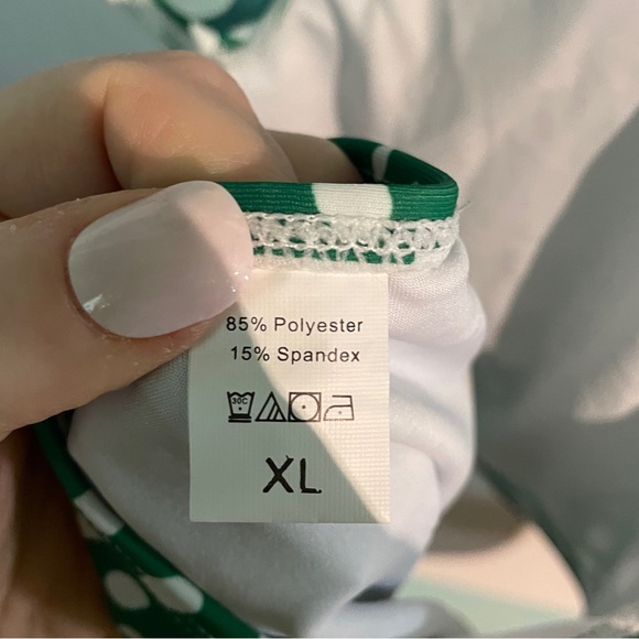 Green suit, so cute! - Picture 4 of 5